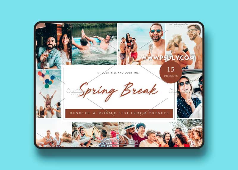 CreativeMarket - 15 x Lightroom Presets Spring Break 5226185 1 CreativeMarket - 15 x Lightroom Presets Spring Break 5226185