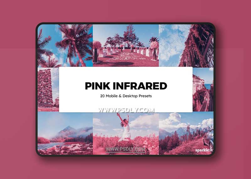 CreativeMarket - 20 Pink Infrared Lightroom Presets & LUTs 6287887 1 CreativeMarket - 20 Pink Infrared Lightroom Presets & LUTs 6287887