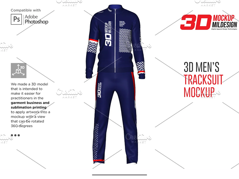 CreativeMarket - 3D Men's Tracksuit Mockup 5963461 1 CreativeMarket - 3D Men's Tracksuit Mockup 5963461