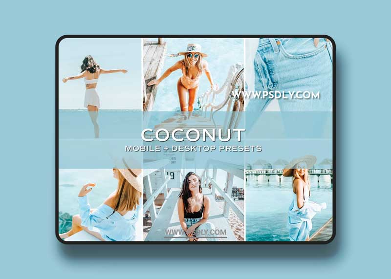 CreativeMarket - 5 Coconut Lightroom Presets 5701430 1 CreativeMarket - 5 Coconut Lightroom Presets 5701430