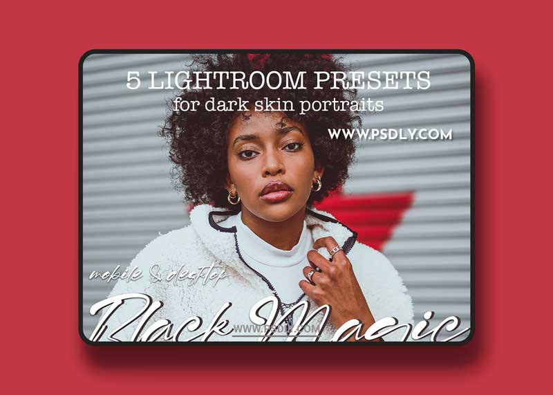 CreativeMarket - 5 Dark Skin Lightroom Presets 5361772 1 CreativeMarket - 5 Dark Skin Lightroom Presets 5361772