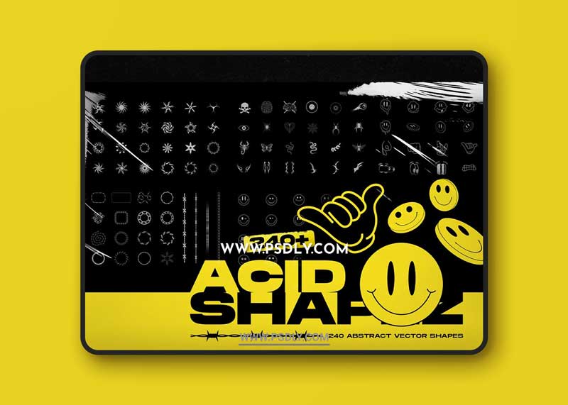 CreativeMarket - Acid Shapes 6043822 1 CreativeMarket - Acid Shapes 6043822