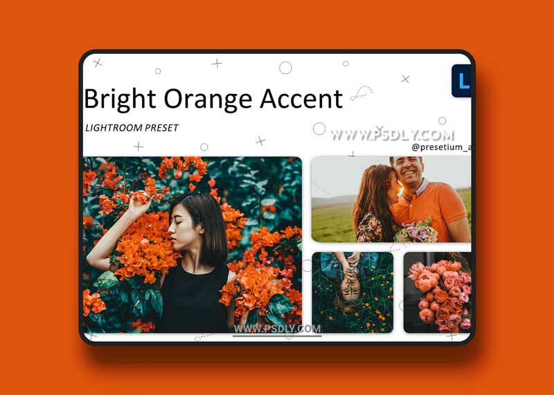 CreativeMarket - Bright Orange - Lightroom Presets 5219795 1 CreativeMarket - Bright Orange - Lightroom Presets 5219795