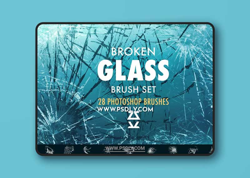 CreativeMarket - Broken glass Photoshop brush set 5609767 1 CreativeMarket - Broken glass Photoshop brush set 5609767