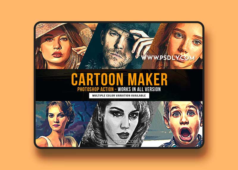 CreativeMarket - Cartoon Maker Photoshop Action 6424304 1 CreativeMarket - Cartoon Maker Photoshop Action 6424304