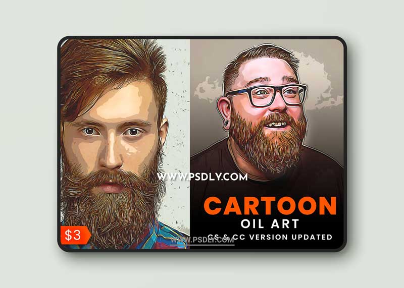 CreativeMarket - Cartoon Oil Art Photoshop Action 6369362 1 CreativeMarket - Cartoon Oil Art Photoshop Action 6369362