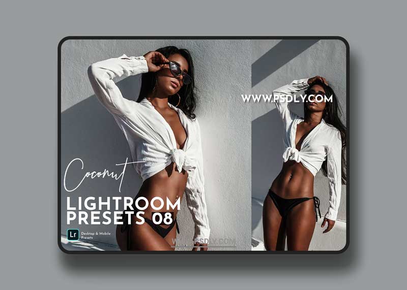 CreativeMarket - Coconut Lightroom Presets Pack 5493843 1 CreativeMarket - Coconut Lightroom Presets Pack 5493843