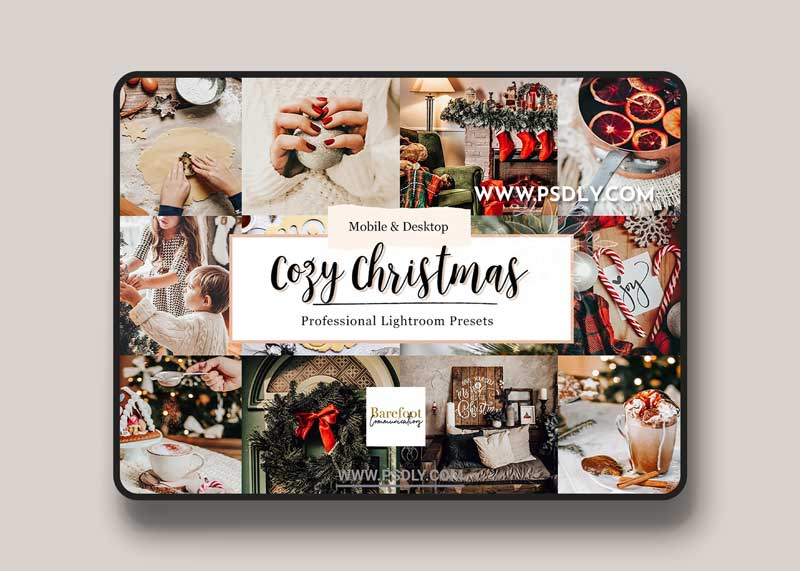 CreativeMarket - Cozy Christmas Lightroom Presets 5495665 1 CreativeMarket - Cozy Christmas Lightroom Presets 5495665