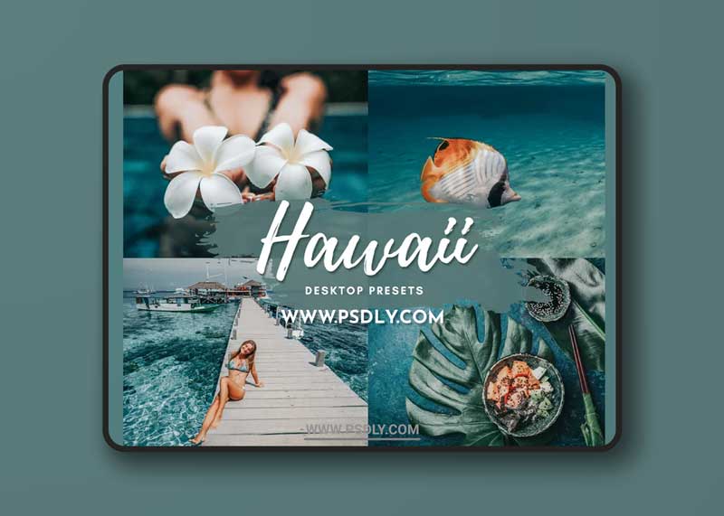 CreativeMarket - Desktop Lightroom Presets HAWAII 4820627