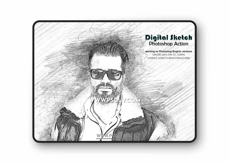 CreativeMarket - Digital Sketch Photoshop Action 5218660 1 CreativeMarket - Digital Sketch Photoshop Action 5218660