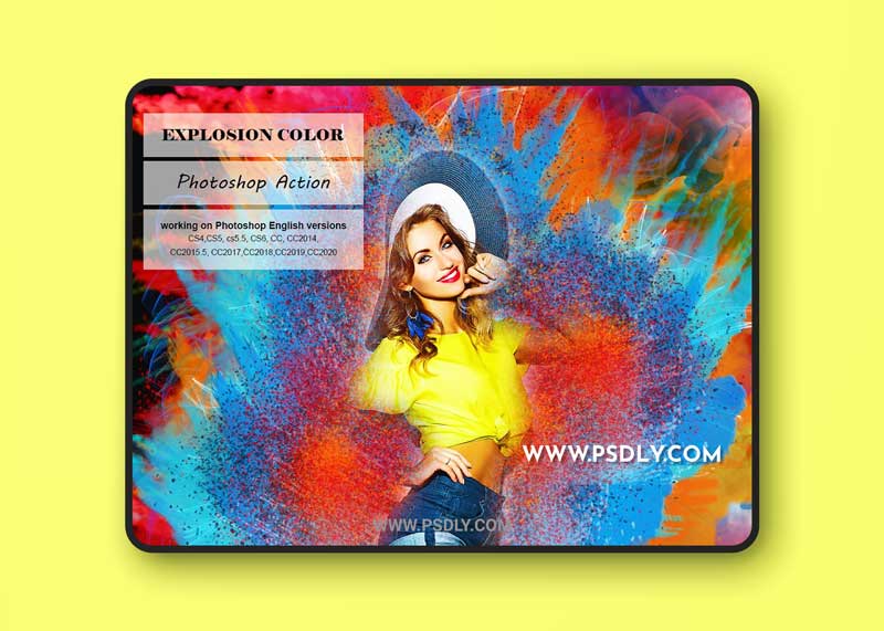CreativeMarket - Explosion Color Photoshop Action 5247557 1 CreativeMarket - Explosion Color Photoshop Action 5247557