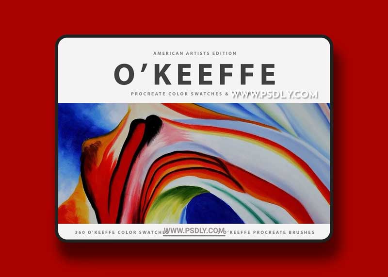 CreativeMarket - Georgia O' Keeffe Procreate Brushes u5549828 1 CreativeMarket - Georgia O' Keeffe Procreate Brushes u5549828