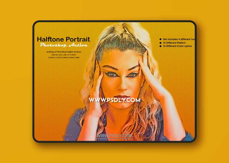 CreativeMarket - Halftone Portrait Photoshop Action 5388078 1 CreativeMarket - Halftone Portrait Photoshop Action 5388078
