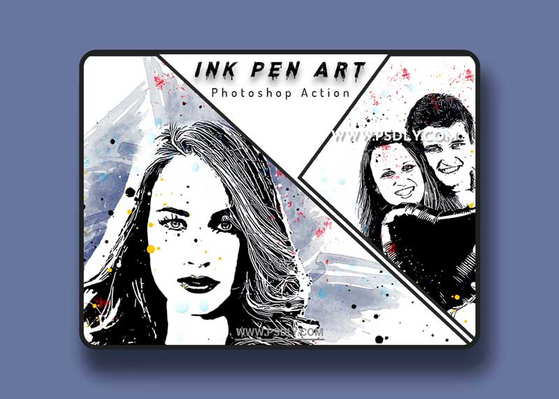 CreativeMarket - Ink Pen Art Photoshop Action 6410268 1 CreativeMarket - Ink Pen Art Photoshop Action 6410268