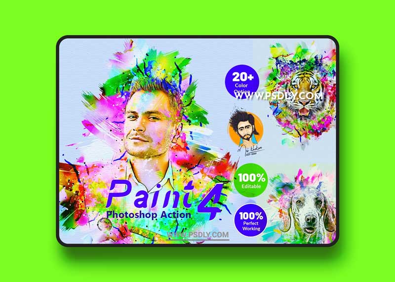 CreativeMarket - Paint Photoshop Action 5407610 1 CreativeMarket - Paint Photoshop Action 5407610