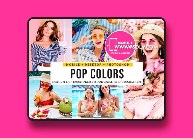 CreativeMarket - Pop Colors Lightroom Presets 5123669 1 CreativeMarket - Pop Colors Lightroom Presets 5123669