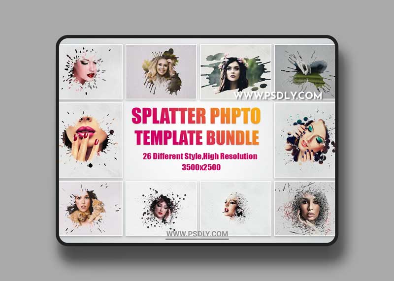 CreativeMarket - SPLATTER PHOTO TEMPLATE BUNDLE 4957159 1 CreativeMarket - SPLATTER PHOTO TEMPLATE BUNDLE 4957159