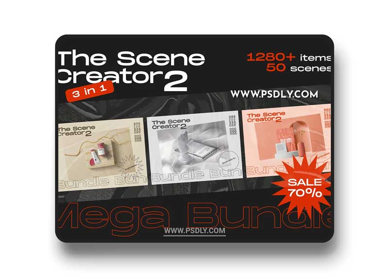 CreativeMarket - The Scene Creator 2 - Bundle 3 in 1 5860490 1 CreativeMarket - The Scene Creator 2 - Bundle 3 in 1 5860490
