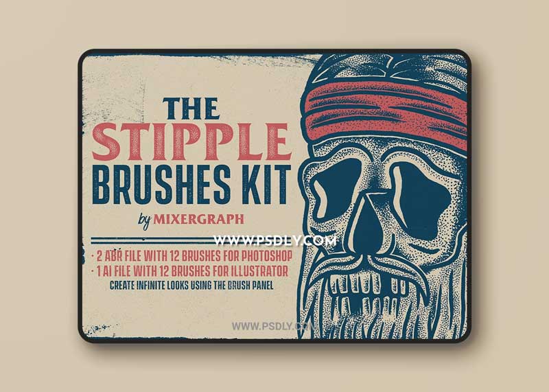 CreativeMarket - The Stipple Brushes Kit 2035745 1 CreativeMarket - The Stipple Brushes Kit 2035745