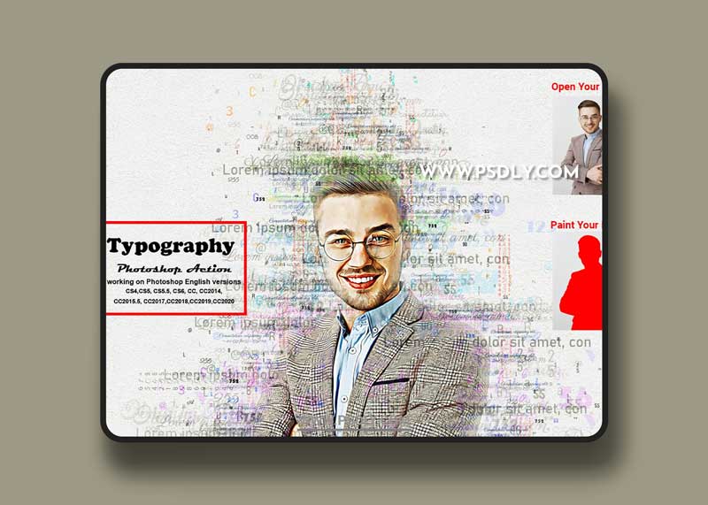 CreativeMarket - Typography Photoshop Action 5497844 1 CreativeMarket - Typography Photoshop Action 5497844