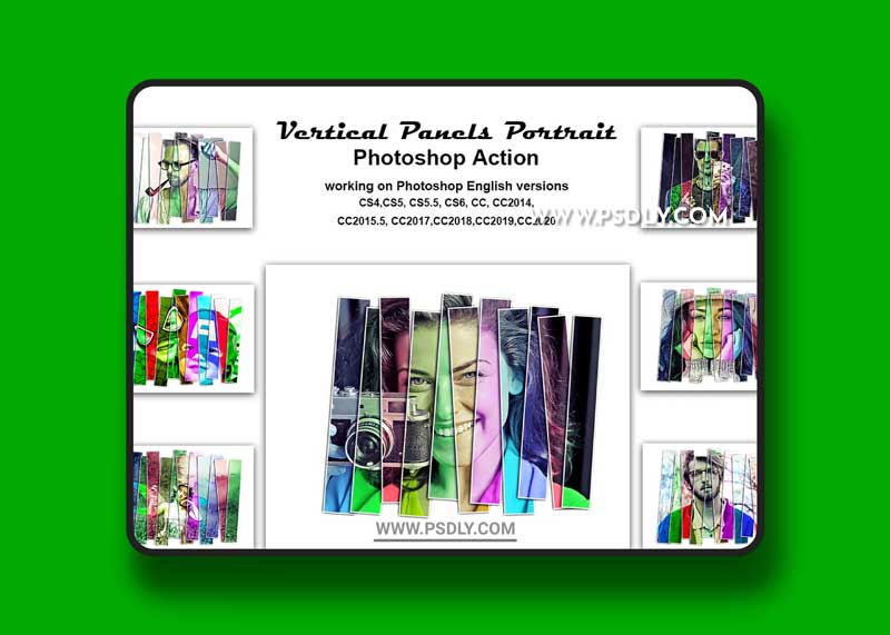 CreativeMarket - Vertical Panels Portrait PS Action 5431017 1 CreativeMarket - Vertical Panels Portrait PS Action 5431017