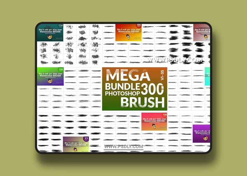 CreativeMarket - Watercolor Brush Bundle Vl 05 5746838 1 CreativeMarket - Watercolor Brush Bundle Vl 05 5746838