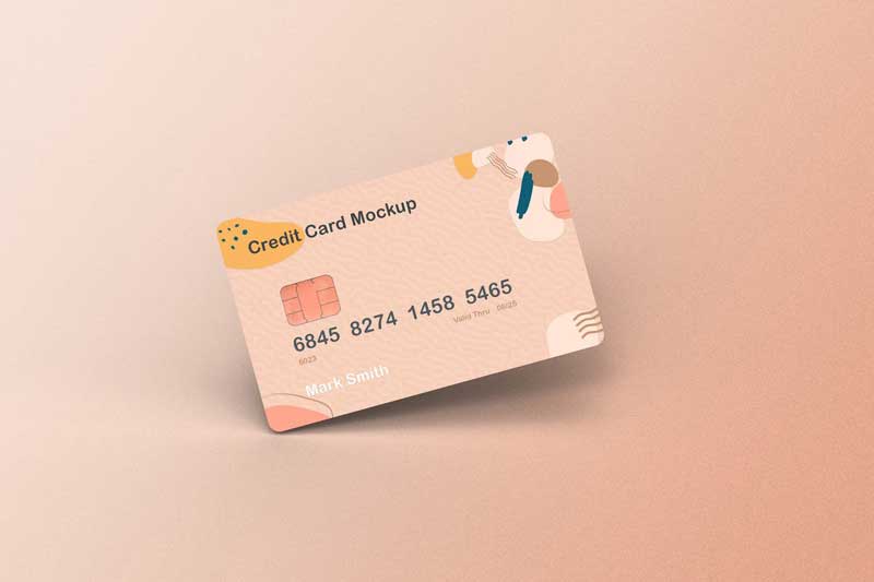 Credit Card Mockup HYR3D5E 1 Credit Card Mockup HYR3D5E