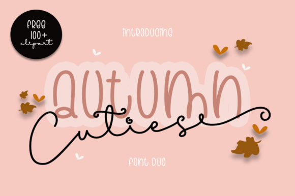 Cuties Autumn Duo Font 1 Cuties Autumn Duo Font