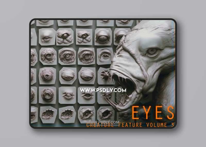 EYES - 28 Zbrush VDM creature eyes + 15 Eyeballs IMM brush 1 EYES - 28 Zbrush VDM creature eyes + 15 Eyeballs IMM brush