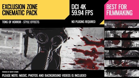 Videohive Exclusion Zone (Cinematic Pack) 28069795 1 Videohive Exclusion Zone (Cinematic Pack) 28069795