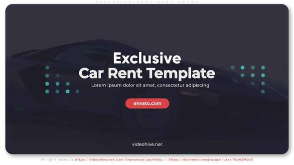 Videohive Exclusive Cars Rent Promo 33423891 1 Videohive Exclusive Cars Rent Promo 33423891