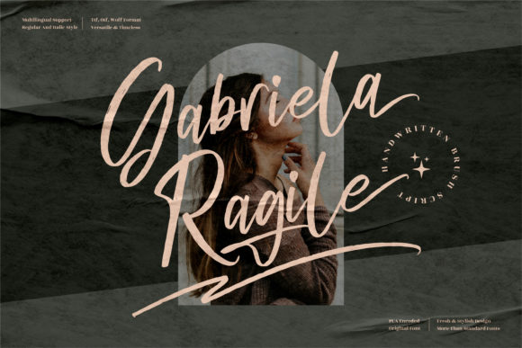 Gabriela Ragile Font 1 Gabriela Ragile Font