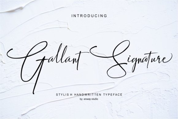 Gallant Signature Font 1 Gallant Signature Font