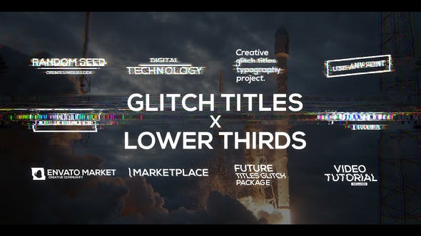 Videohive Glitch Titles X Lower Thirds Pack 33319932 1 Videohive Glitch Titles X Lower Thirds Pack 33319932