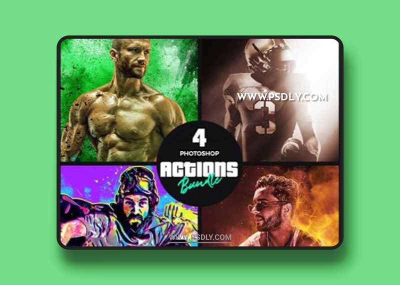 GraphicRiver - 4 Photoshop Actions Bundle 33226799 1 GraphicRiver - 4 Photoshop Actions Bundle 33226799