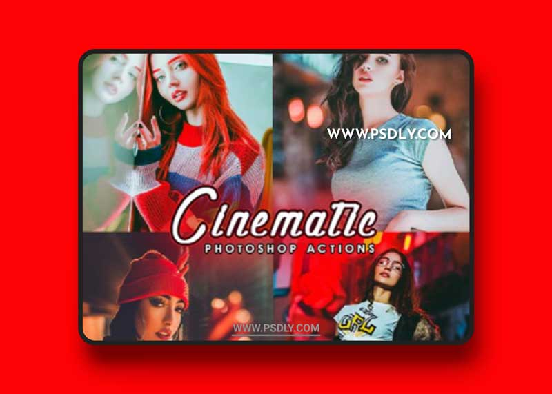 GraphicRiver - Cinematic Neon Portrait Photoshop Actions 29065961 1 GraphicRiver - Cinematic Neon Portrait Photoshop Actions 29065961