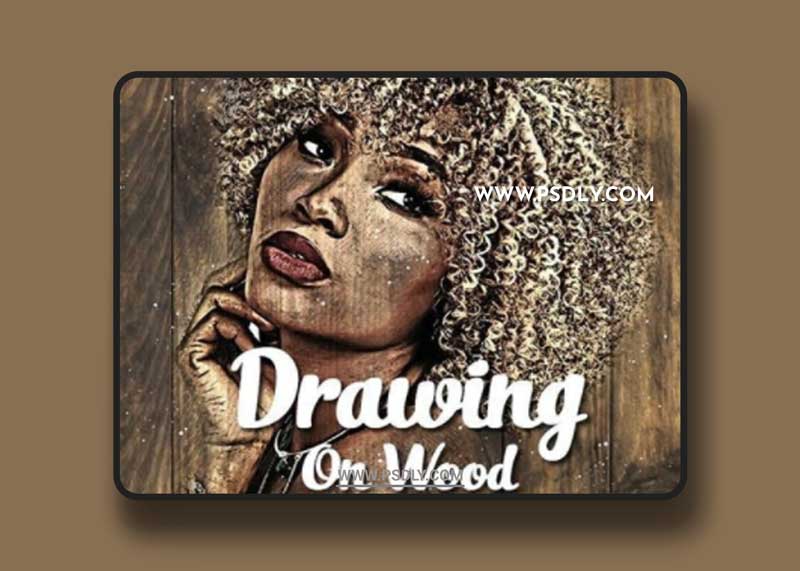 GraphicRiver - Drawing on Wood Photoshop Action 27545130 1 GraphicRiver - Drawing on Wood Photoshop Action 27545130