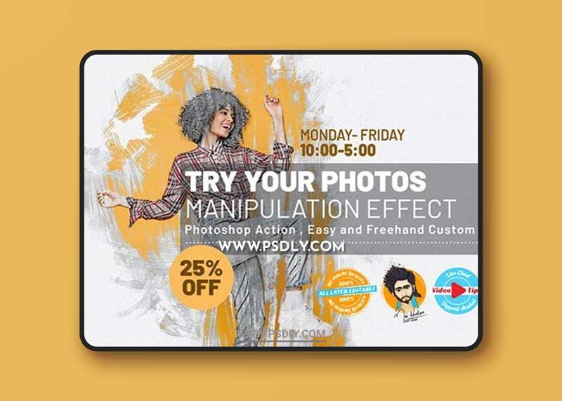 GraphicRiver - Manipulation Effect Photoshop Action 33265930 1 GraphicRiver - Manipulation Effect Photoshop Action 33265930