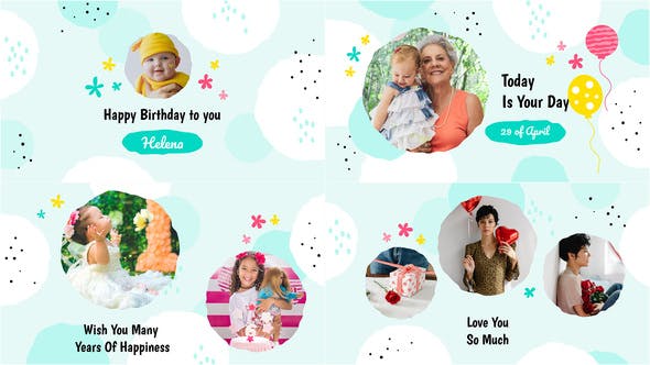 Videohive Happy Birthday Congratulation Slideshow 33448643 1 Videohive Happy Birthday Congratulation Slideshow 33448643