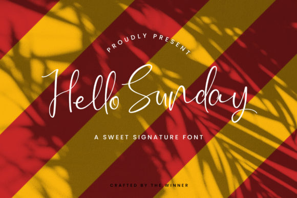 Hello Sunday Font 1 Hello Sunday Font