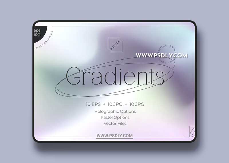 Holo Gradient Backgrounds 1 Holo Gradient Backgrounds