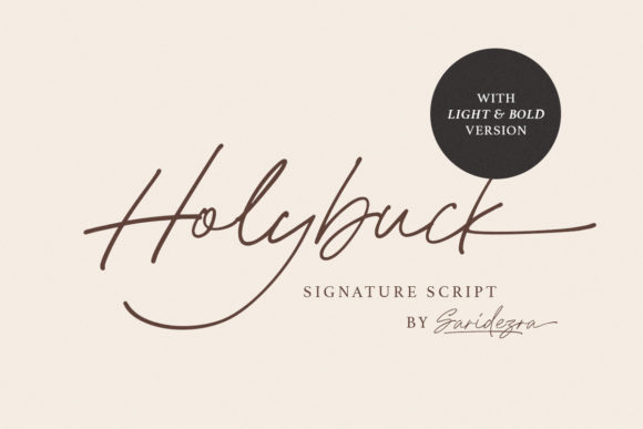 Holybuck Font 1 Holybuck Font