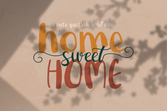 Home Sweet Home Duo Font 1 Home Sweet Home Duo Font