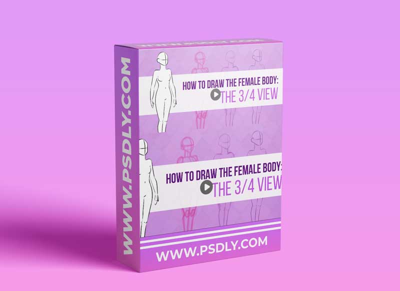 How To Draw The 3/4 View - Female Body Figure Drawing 1 How To Draw The 3/4 View - Female Body Figure Drawing