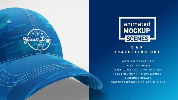 Videohive Cap Mockup Template Travelling Out - Animated Mockup SCENES 33429185 1 Cap Mockup Template Travelling Out - Animated Mockup SCENES 33429185