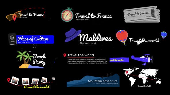 Videohive Travel Lower Thirds 33321585 1 Videohive Travel Lower Thirds 33321585