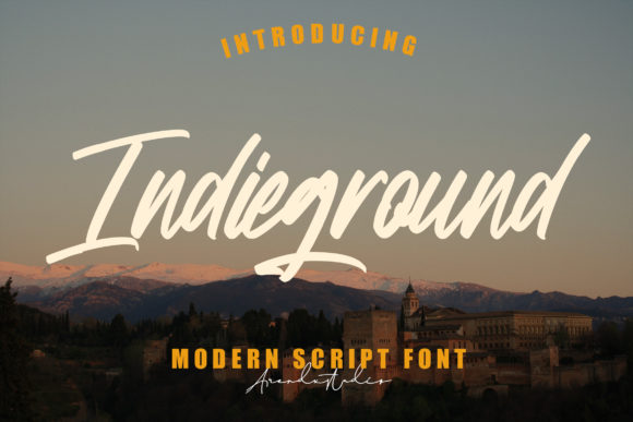 Indieground Font 1 Indieground Font