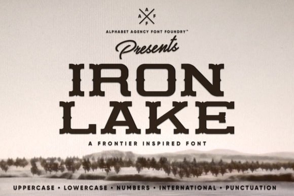 Iron Lake Font 1 Iron Lake Font