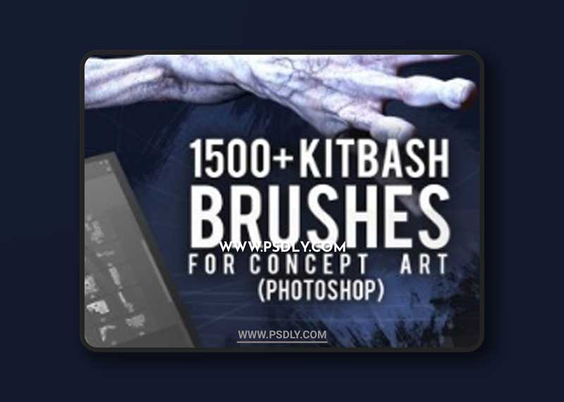 Kitbash Brushes for Concept art for Photoshop 1 Kitbash Brushes for Concept art for Photoshop