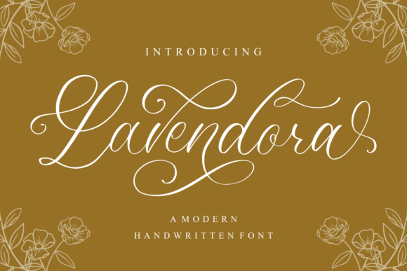 Lavendora Font 1 Lavendora Font